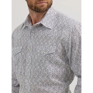 Wrangler 20X Men's 2XL Long Sleeve Competition Classic Fit Stretch Print Snap Sh